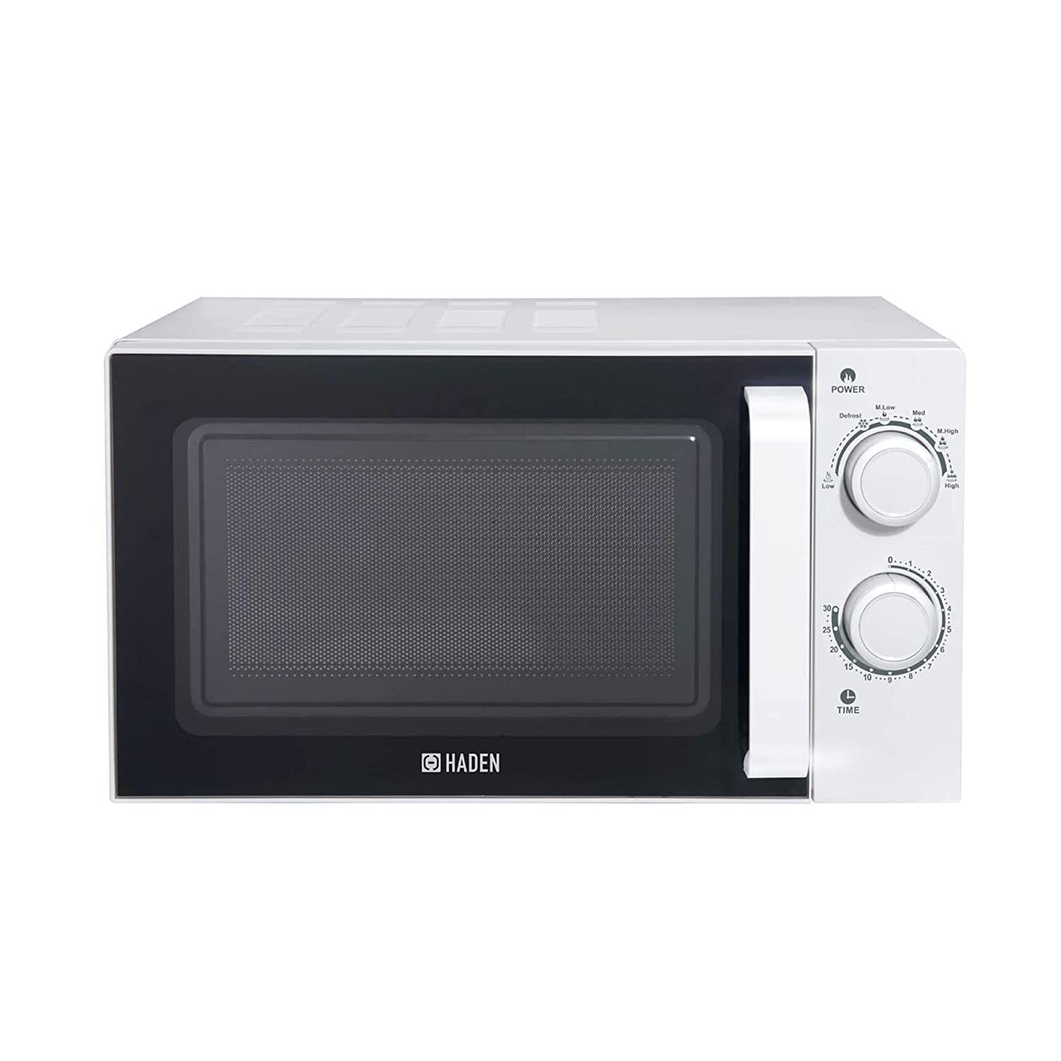 Black 20L 700W Manual Microwave