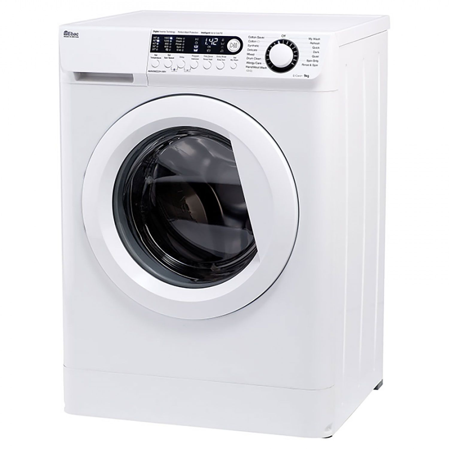 Ebac AWM96D2H-WH 9kg Washing Machine - White | HBH Woolacotts ...