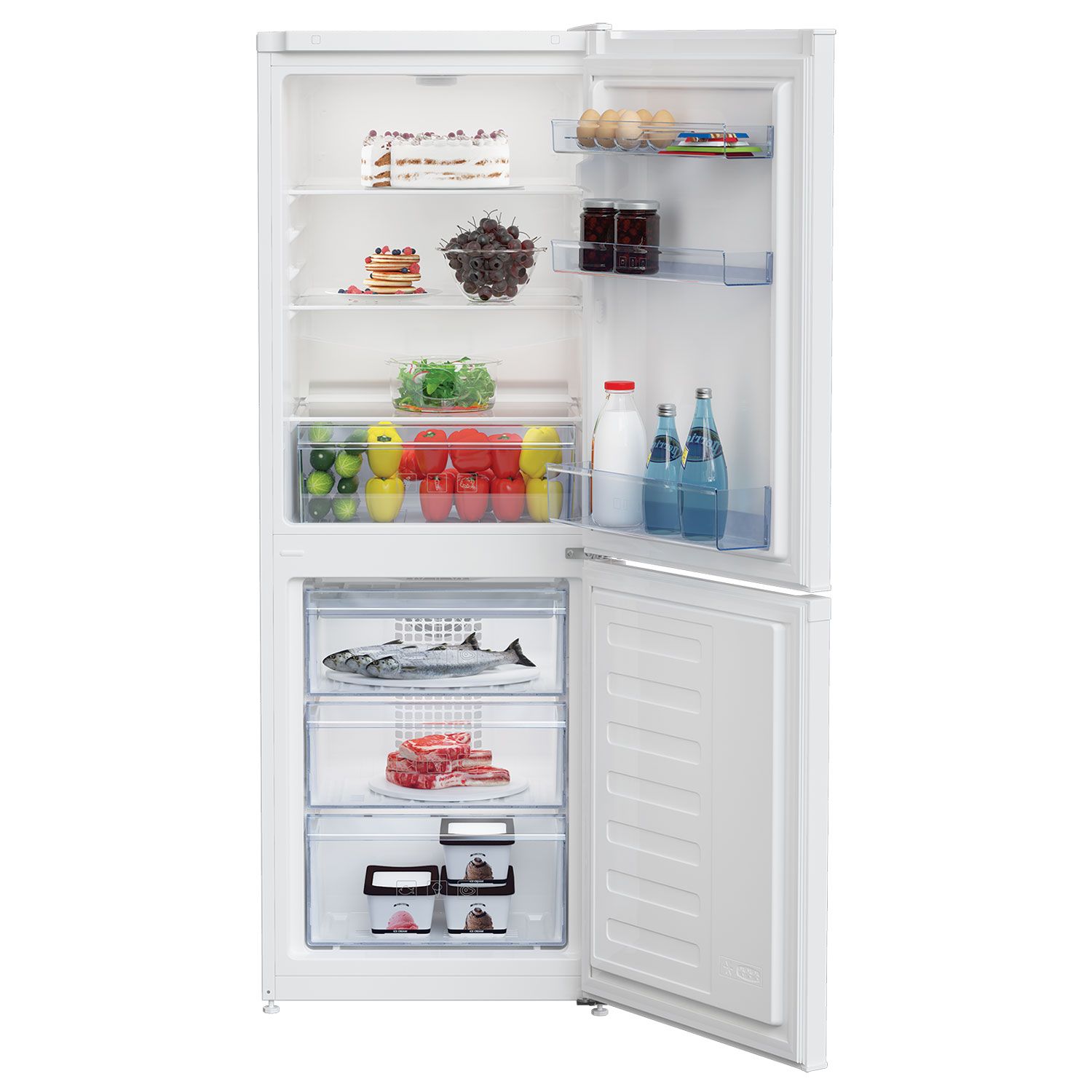 beko crfg1582w fridge freezer