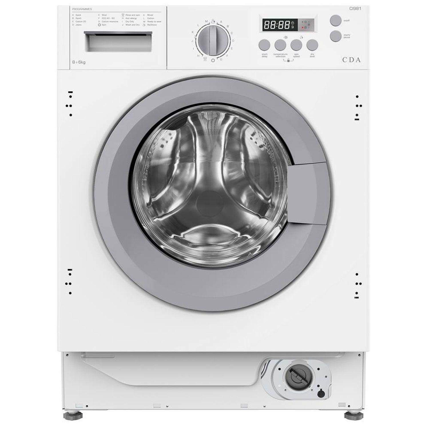 cda ci981 integrated washer dryer