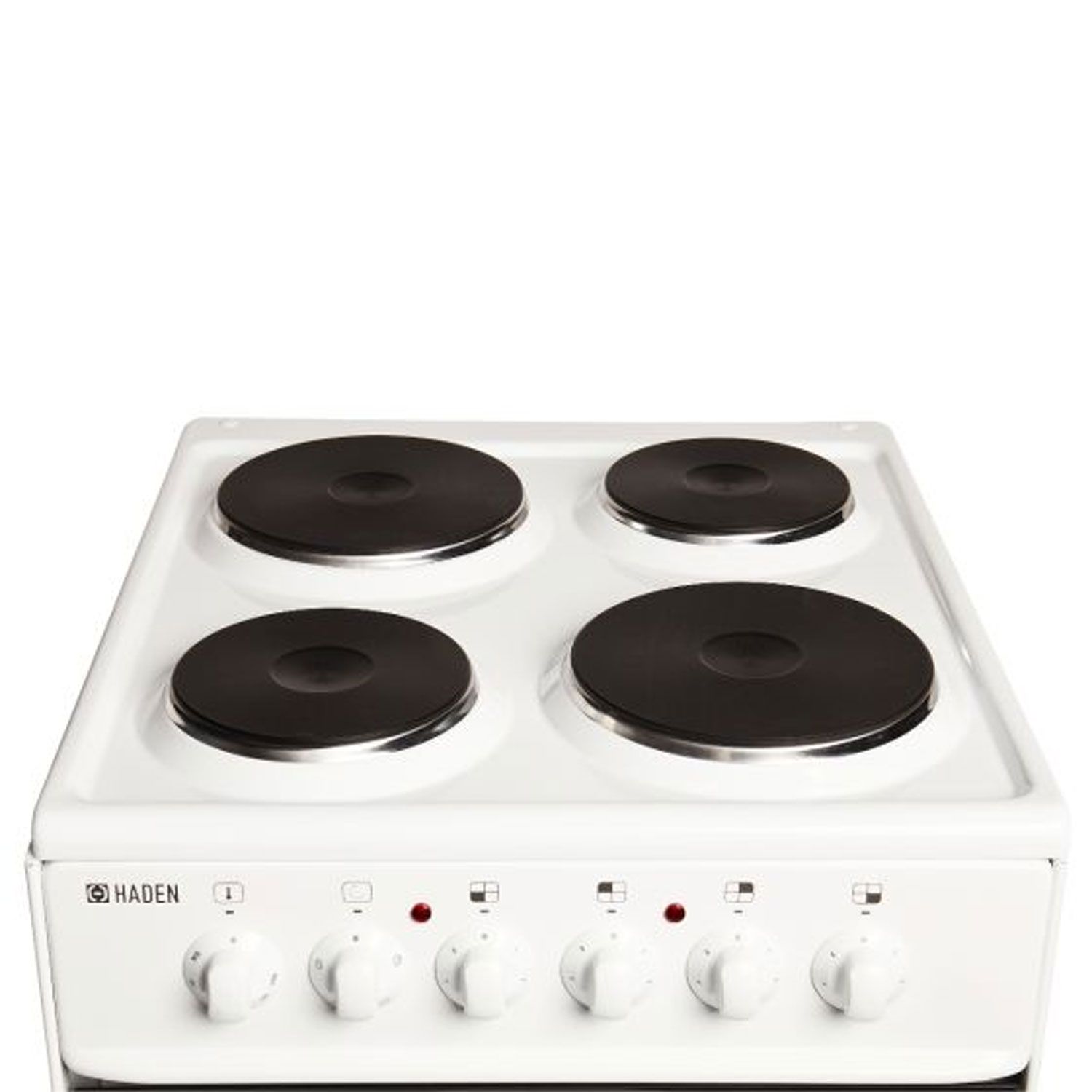 Haden HES50W 50cm Single Oven Electric Cooker - White - Yeomans Electrical