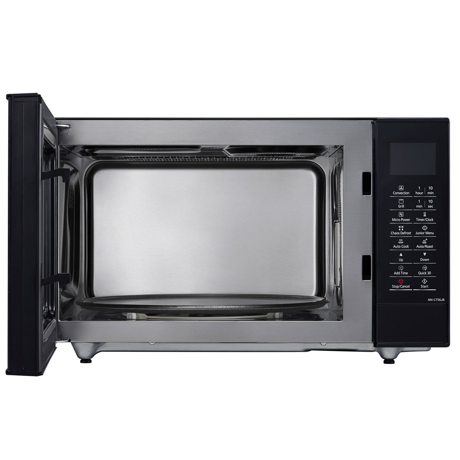 Panasonic NN-CT56JBBPQ 27L Slimline Combination Microwave Oven, Black