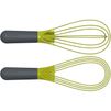 Joseph Joseph Twist 2-in-1 Whisk - Grey/Green