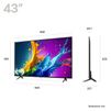 LG QNED80 43" QNED HDR 4K UHD Smart TV