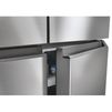 Haier HCR3818ENMM American Fridge Freezer - Inox