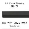 Sony Bar 9 HTA9000 7.0.2 Dolby Atmos Soundbar - Black