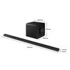 Samsung 3.1.2ch Soundbar And Wireless Subwoofer - Black