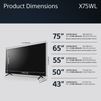 Sony KD43X75WLPU 43" LED HDR 4K UHD Smart TV