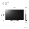 LG OLED48C36LA 48" OLED Evo HDR 4K UHD Smart TV