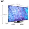 Samsung QE50Q80C 50" QLED HDR 4K UHD Smart TV