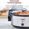 Tower T16040 6.5L Slow Cooker - St/Steel