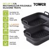 Tower T843091 Air Fryer Rectangular Foldable Trays