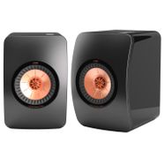 KEF LS50 Monitor Speakers - Black/Gold