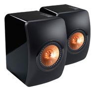 KEF LS50 High End Monitor Speakers - Black/Gold