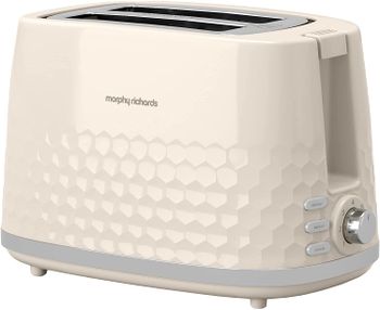 Morphy Richards 220032 Hive 2 Slice Toaster - Cream