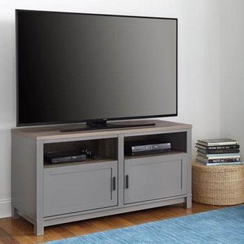 Dorel CARVERTV-GR Carver TV Cabinet - Grey