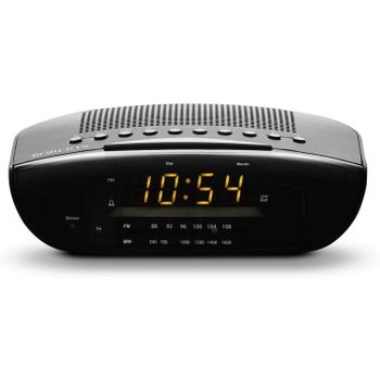 Roberts CR9971 FM/MW Clock Radio - Black