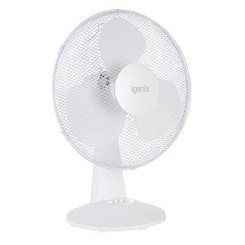 Igenix DF1610 16" Desk Fan - White