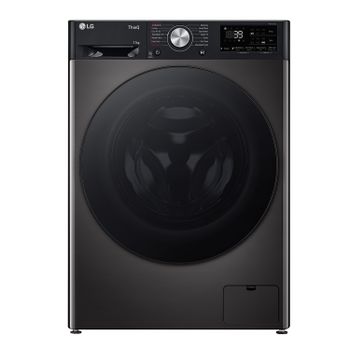 LG F4Y711BBTN1 11kg Washing Machine - Black Steel