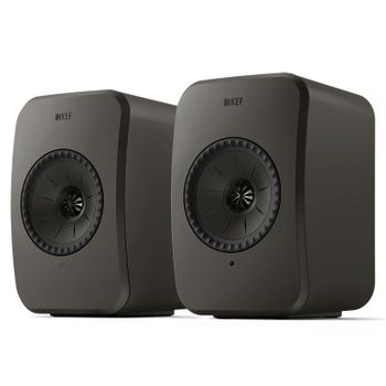 KEF LSX II Active Bookshelf Speakers - Graphite Grey