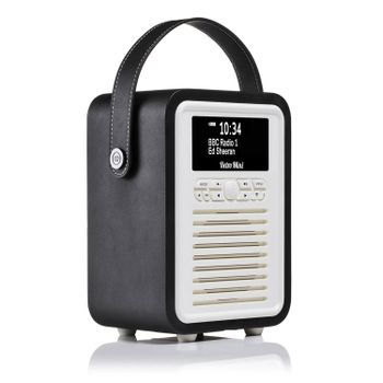 ViewQuest Retro Mini DAB Radio - Black