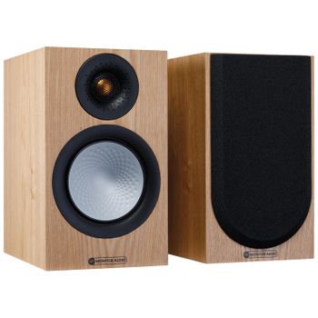 Monitor Audio Silver 50 7G Bookshelf Speakers - Ash