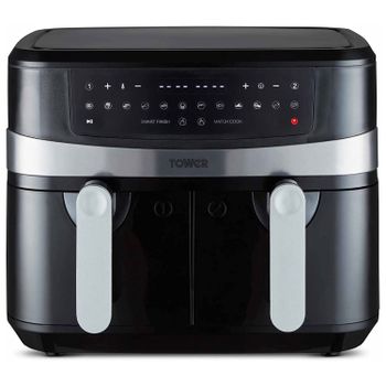 Tower T17088 Vortx 9L Dual Basket Air Fryer - Black